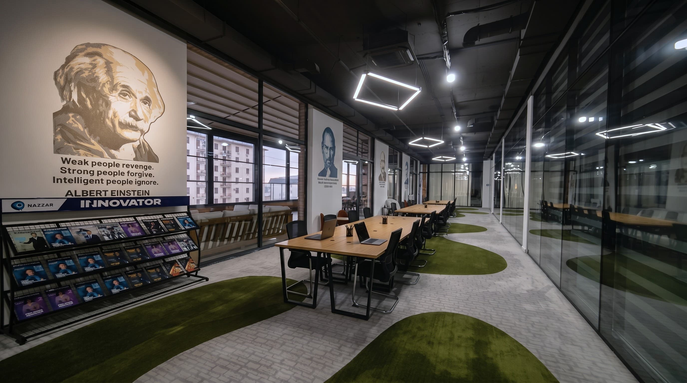 Jamoaviy ish va CreativeTech-loyihalar uchun FutureLab kovorkingi